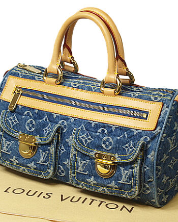 Louis Vuitton Blue Monogram Denim Neo Speedy Handbag