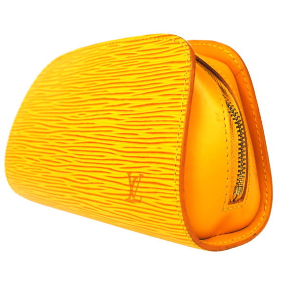 Louis Vuitton Douphine Yellow Epi Leather Pouch