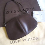 Louis Vuitton Louis Vuitton Pochette Demi Lune Orange Epi Leather