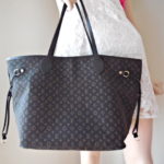 Louis Vuitton Fusain Monogram Idylle Neverfull MM Tote Bag