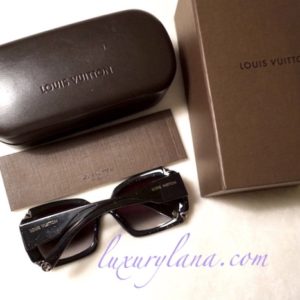 Louis Vuitton Black Hortensia Sunglasses