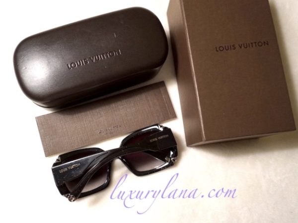Louis Vuitton Black Hortensia Sunglasses