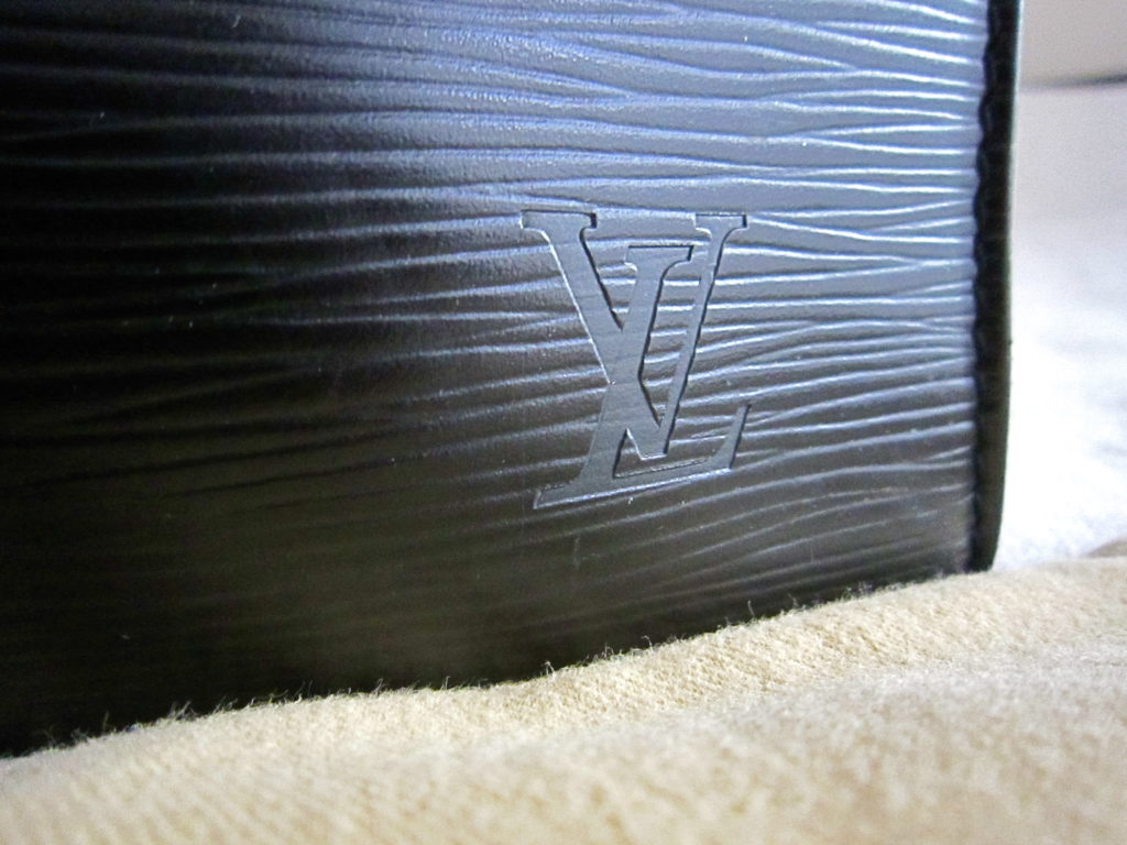 Louis Vuitton Keepall Black Epi Leather Travel Bag