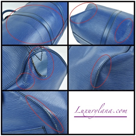 Louis Vuitton - M42965 blue epi Keepall 50 - Travel bag - Catawiki