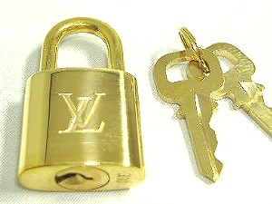 louis vuitton gold lock