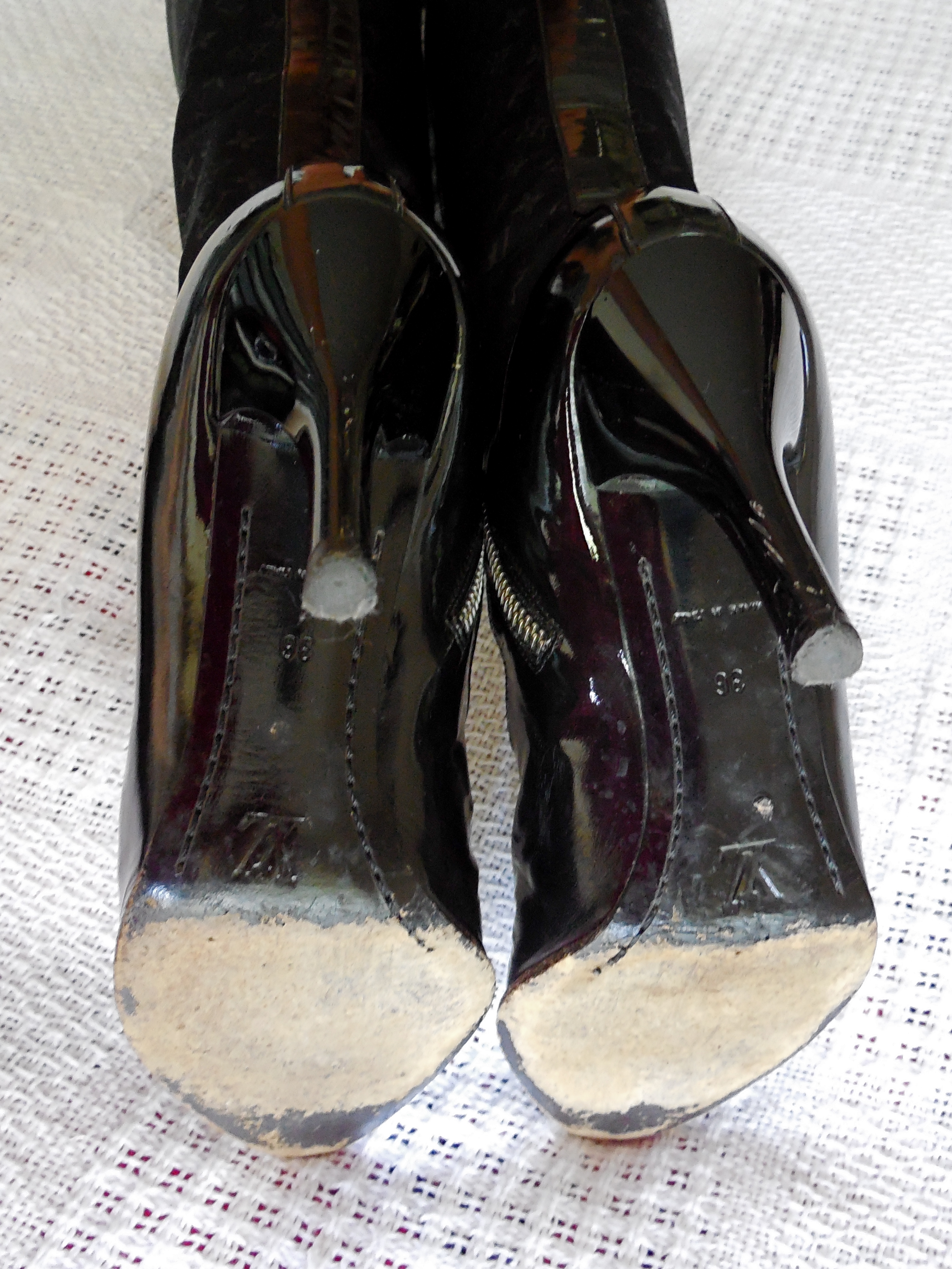 Louis Vuitton Parisienne High Boot BLACK. Size 38.0