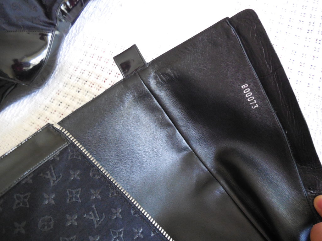 Louis Vuitton Mini Lin Black High Boots