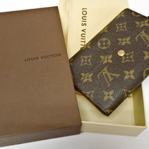 Louis Vuitton Monogram Canvas Portefeuille Eugenie Brown Wallet-Date  Code:MI4058