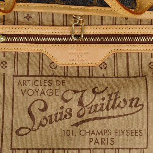 Totes Louis Vuitton Louis Vuitton Monogram Neverfull PM Tote Bag M40155 LV Auth 43607