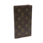 Louis Vuitton Monogram Bifold Card Wallet Checkbook Holder 94lvs427