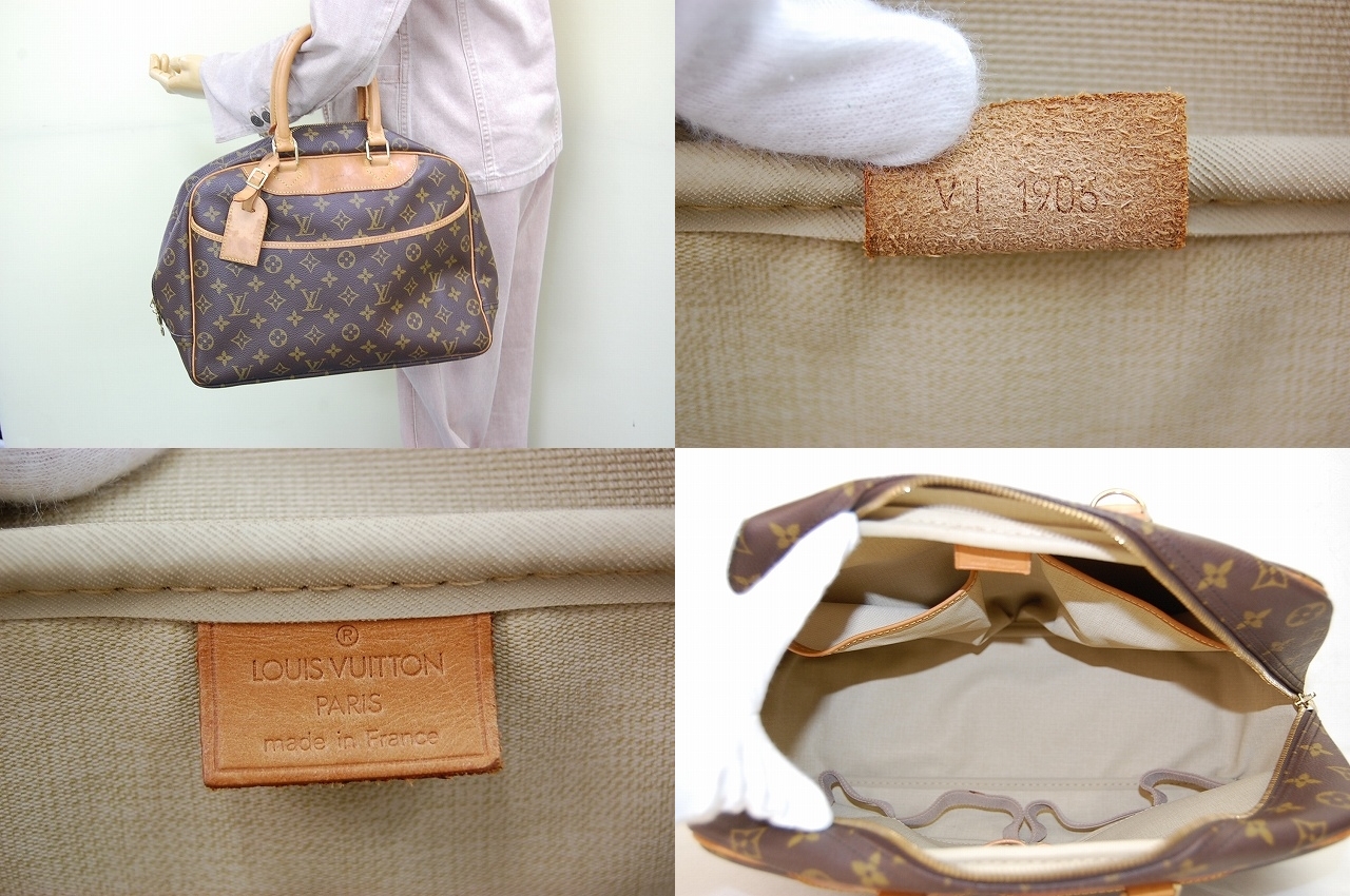 fedt nok Bemyndige Litterær kunst Louis Vuitton Monogram Deauville Handbag