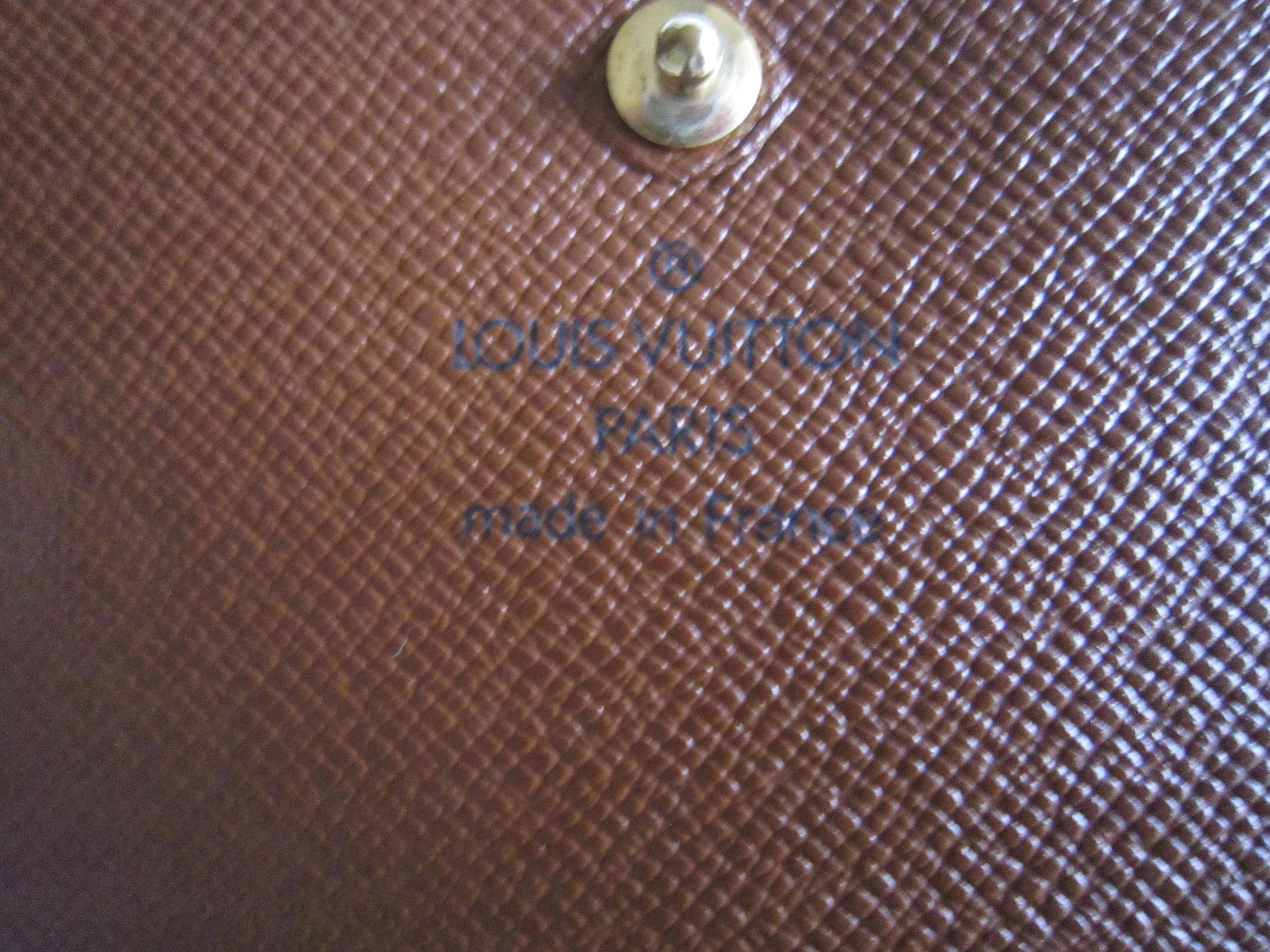 Auth Louis Vuitton Monogram Porte Monnaie Billets Tresor Wallet M61730 LV  2796G