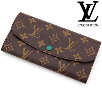 Shop Louis Vuitton PORTEFEUILLE EMILIE 2023 SS Monogram Unisex Plain  Leather Logo Long Wallets (M82157) by なにわのオカン
