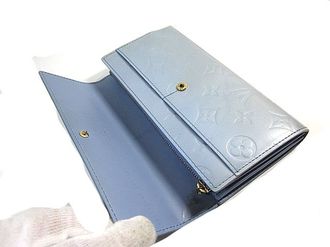 louis vuitton light blue wallet