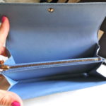 Louis Vuitton Blue Vernis Sarah Wallet