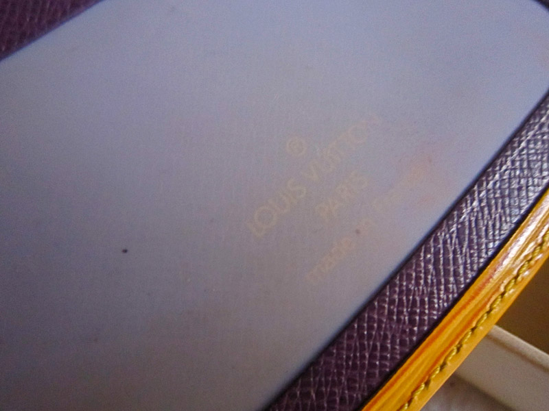 Buy Louis Vuitton Epi Platine Card Case M62521 Black/Yellow