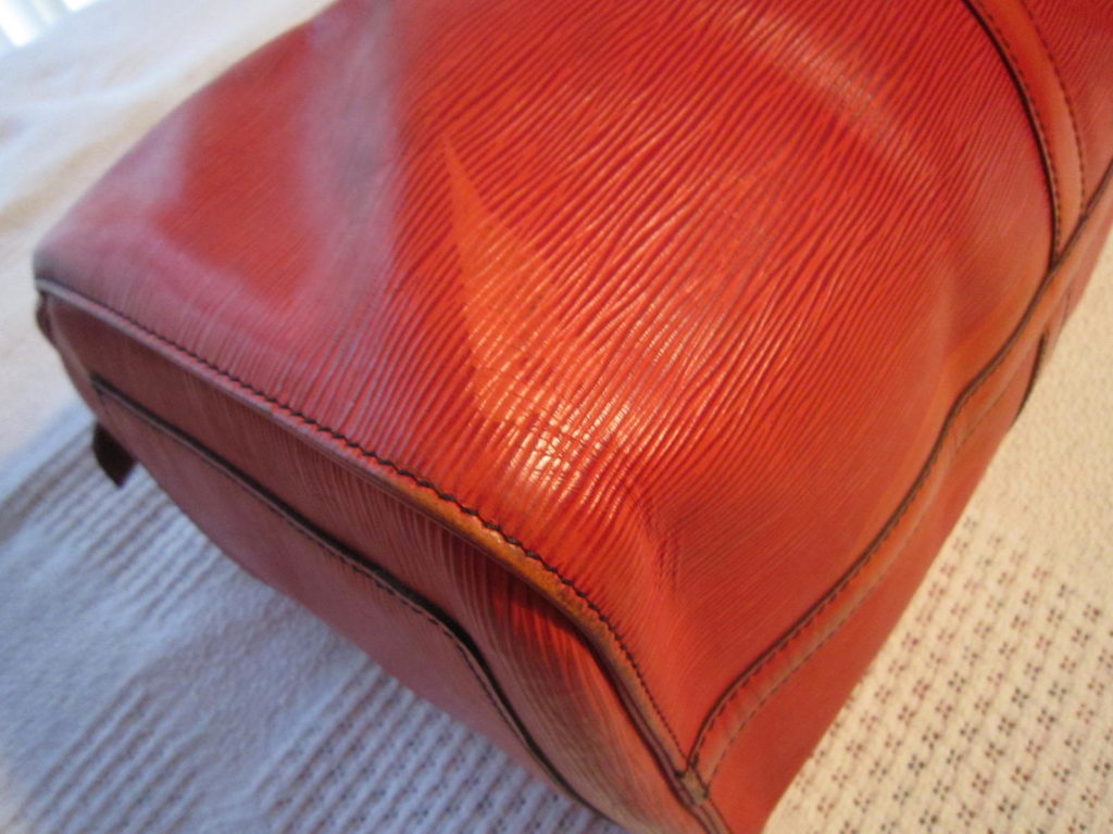 Louis Vuitton Red Epi Keepall 50 Duffel Bag