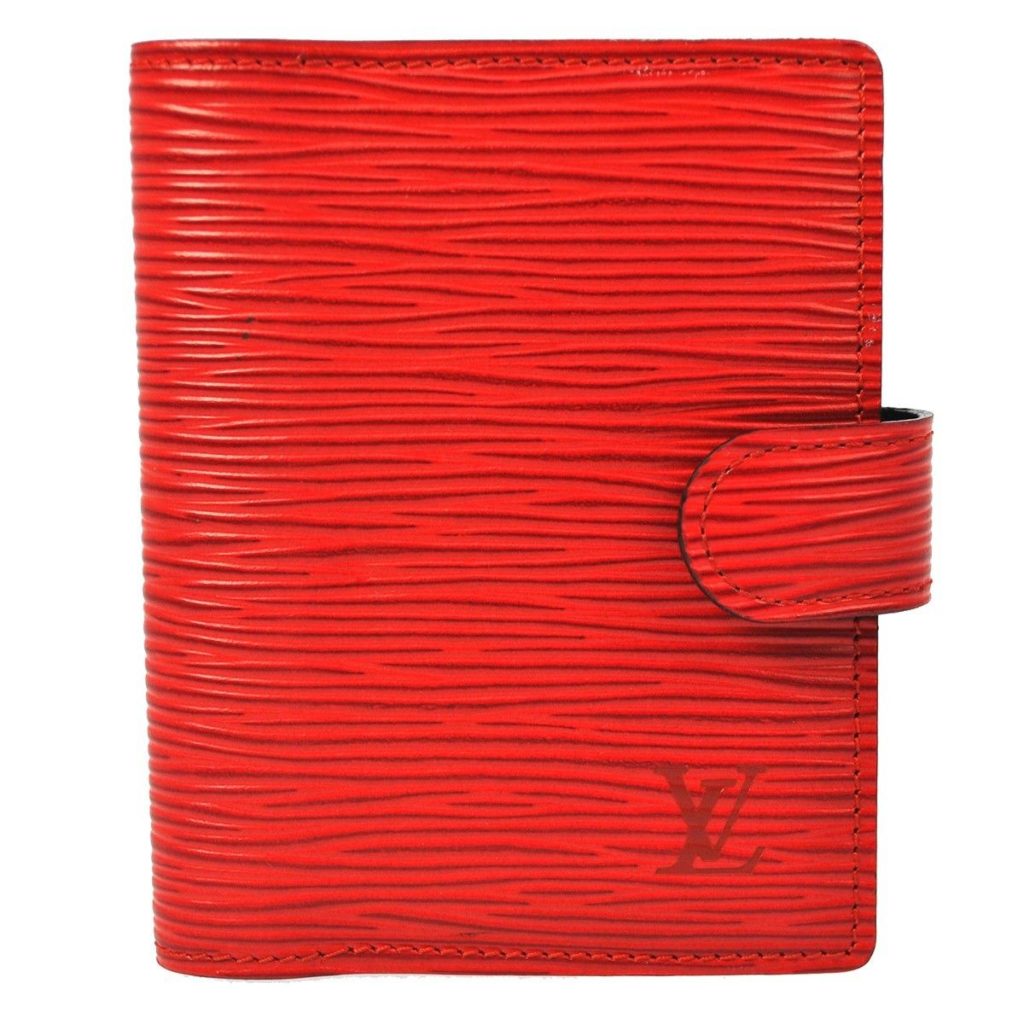 Louis Vuitton Red Epi Leather Cardholder