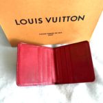 Louis Vuitton Red EPI Leather Porte cartes Card Holder Wallet Insert s330lv30W, Women's, Size: 0.1