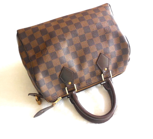 Louis Vuitton Damier Ebene Speedy 25 - Brown Handle Bags, Handbags -  LOU716614