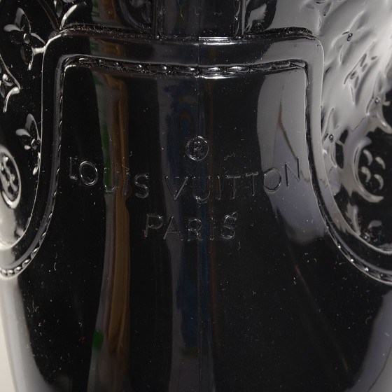 Louis Vuitton Black Monogram Splash High Rain Boots — BLOGGER ARMOIRE