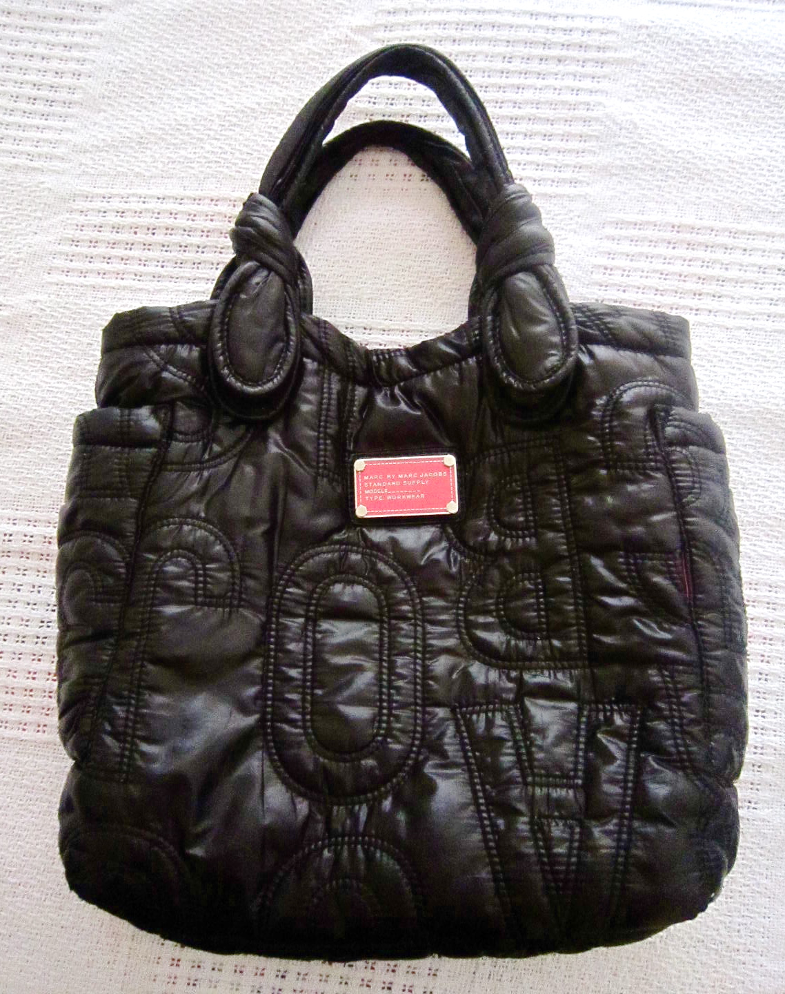 Genuine MARC BY MARC JACOBS Workwear Quilted Handbag. STANDARD SUPPLY Nylon  Tote