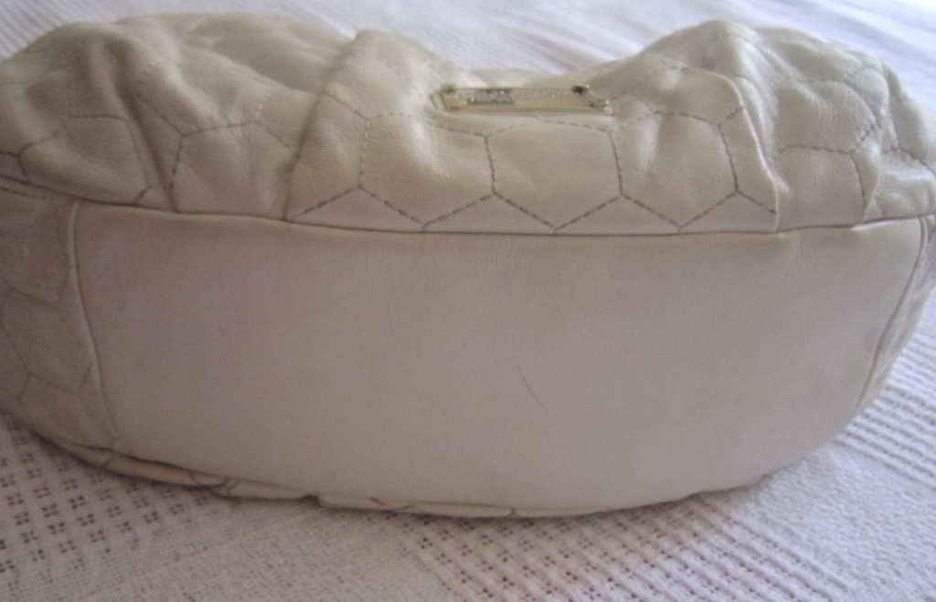 Marc By Marc Jacobs Honeycomb White Leather Hobo Bag