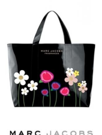 Marc By Marc Jacobs Lola Flower Black Tote-1