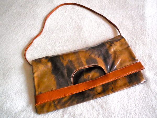 Maurizio Taiuti Leather Floral Crossbody Bag-3