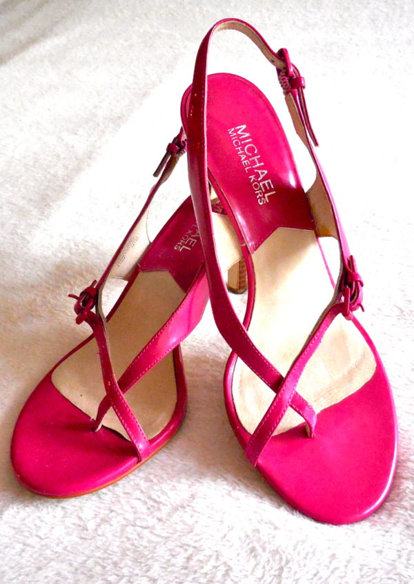 Michael Kors Pink Eleni Sandals