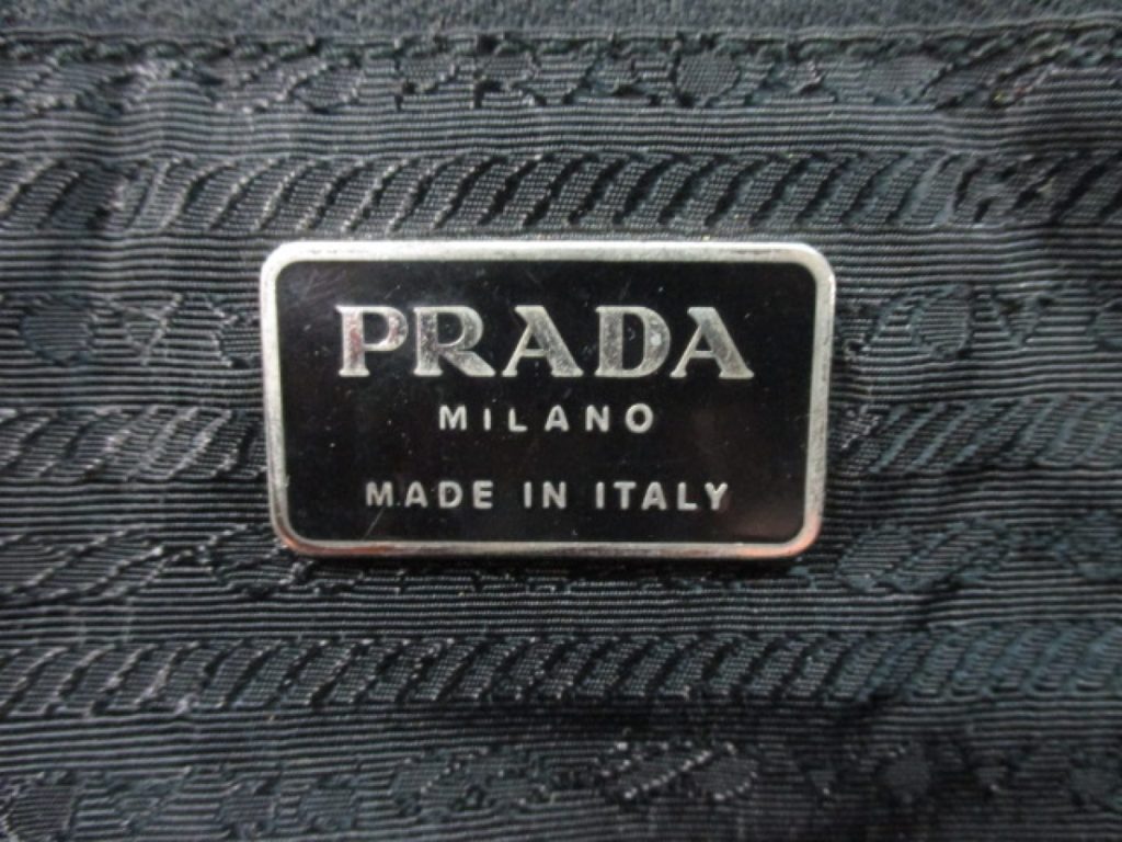 Prada Vintage Black Nylon Tote