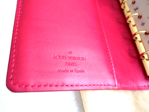 Louis Vuitton Pomme D'Amour Monogram Vernis Small Ring Agenda Cover