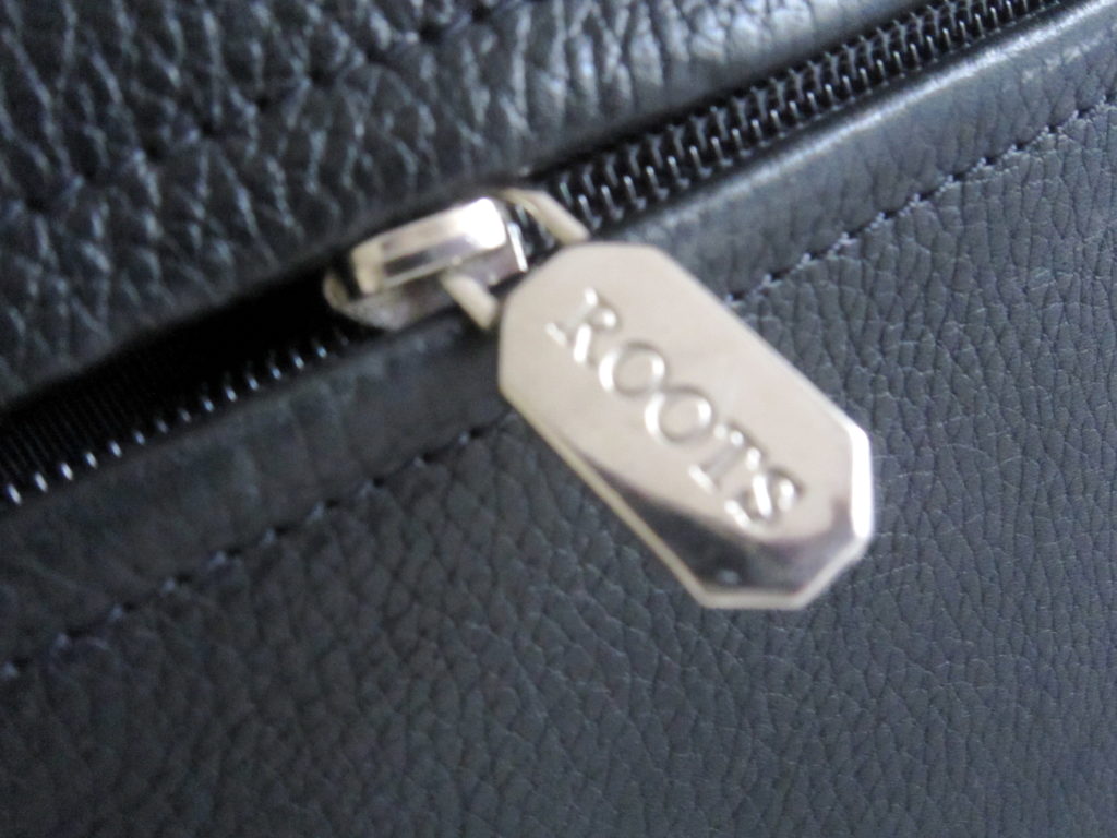 Roots Black Leather Briefcase