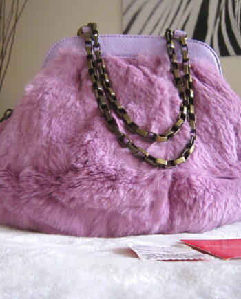 Samantha Thavasa Pink Fur Handbag