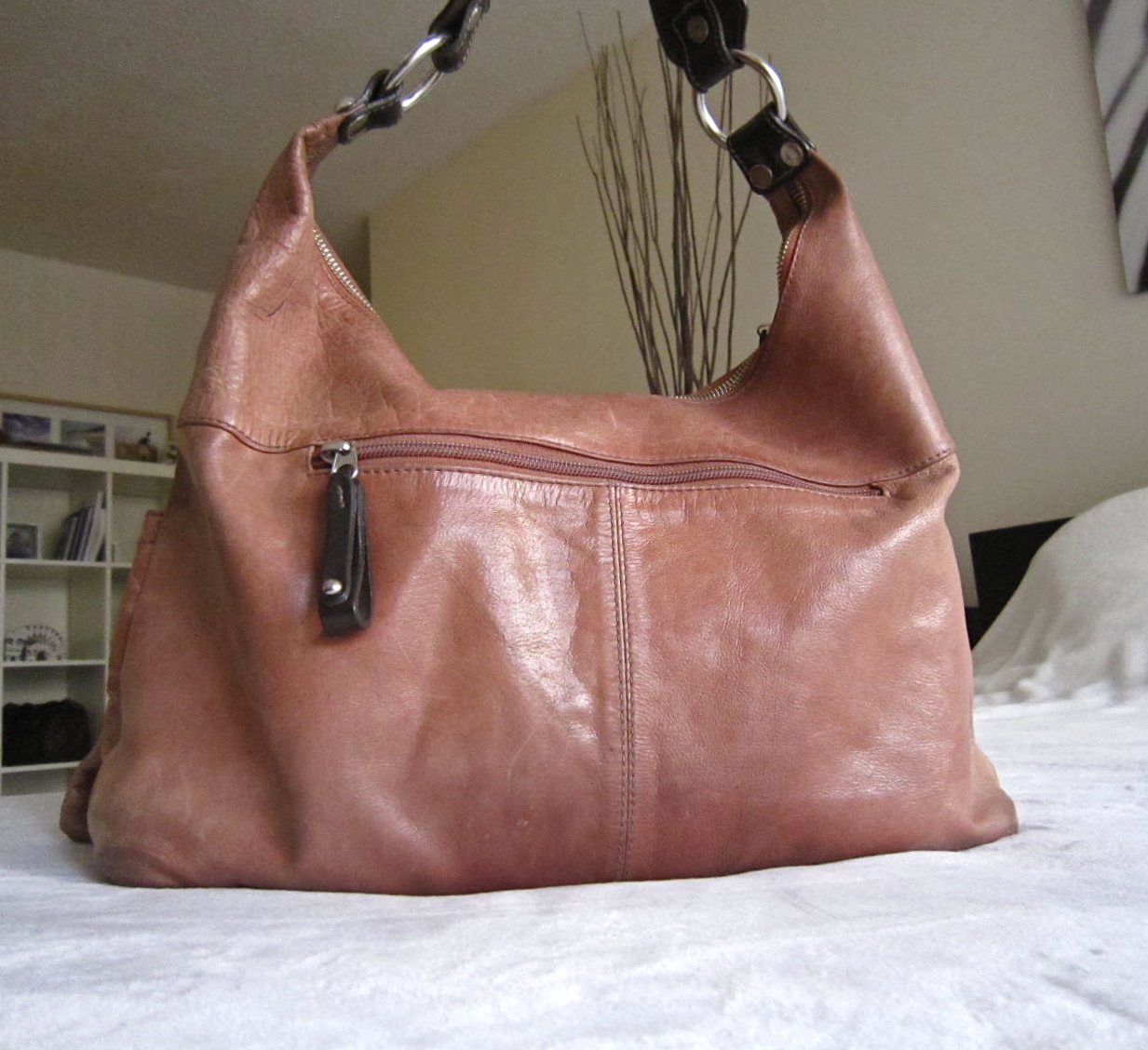 Tano Leather Hobo Bag 1