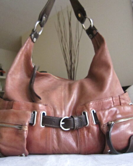 Tano Leather Hobo Bag