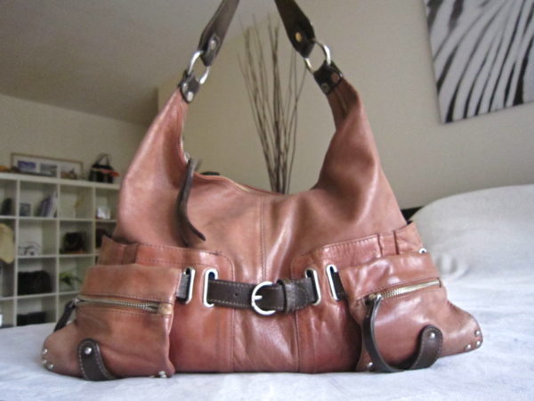 Tano Leather Hobo Bag