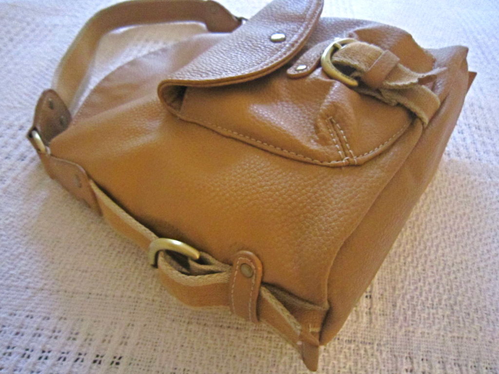 Tommy Hilfiger Mustard Leather Hobo Bag