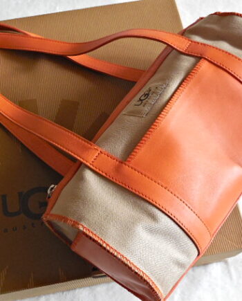 UGG Orange & Sand Papillon Handbag