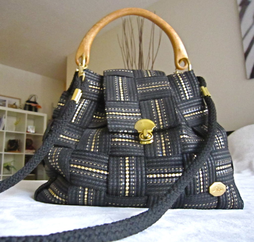 Vintage Fiona Black Shoulder Bag