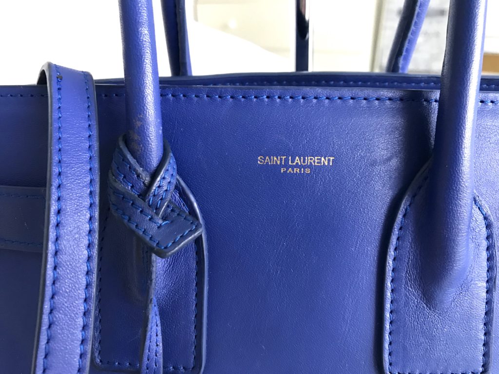 YSL Marine Nano Sac De Jour Tote