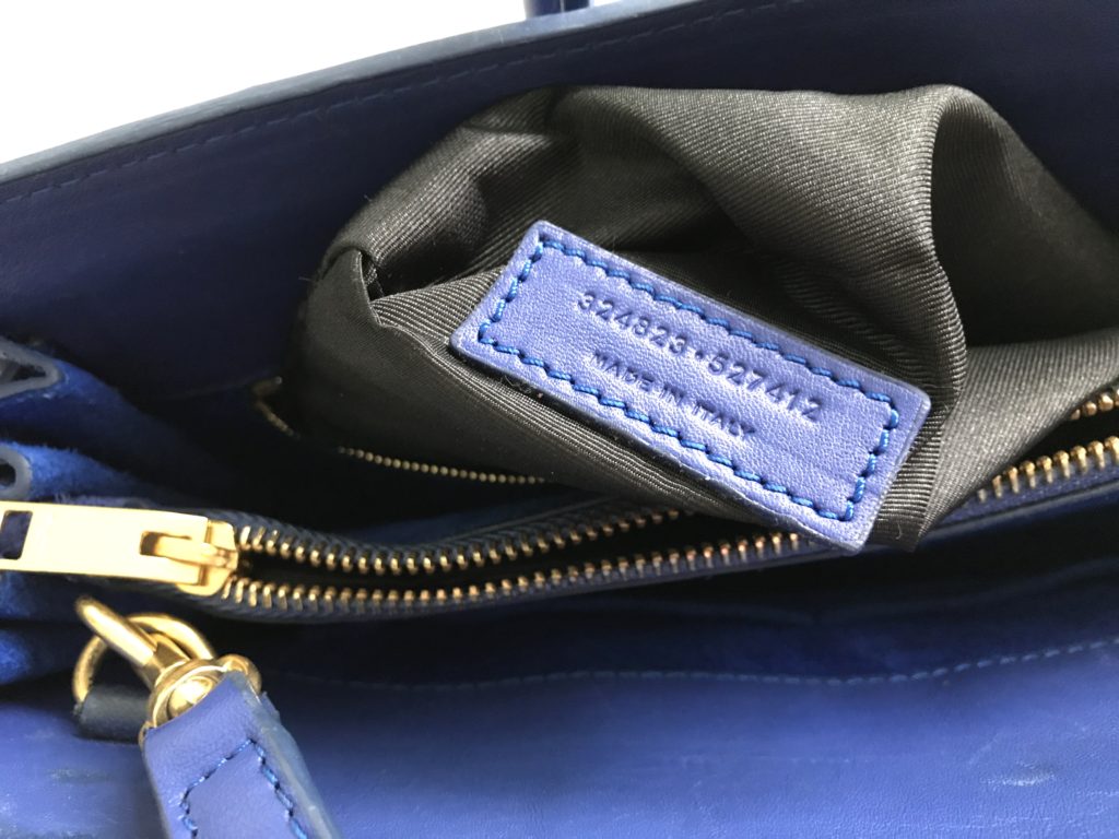 YSL Marine Nano Sac De Jour Tote