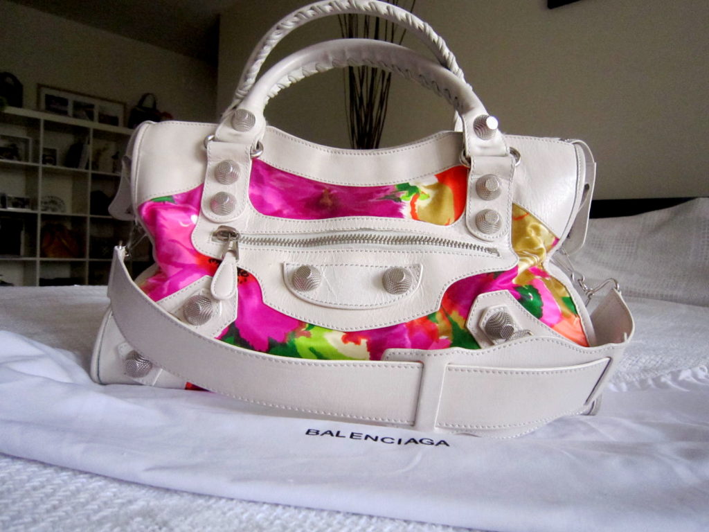 Balenciaga Floral Multicolor Handbag