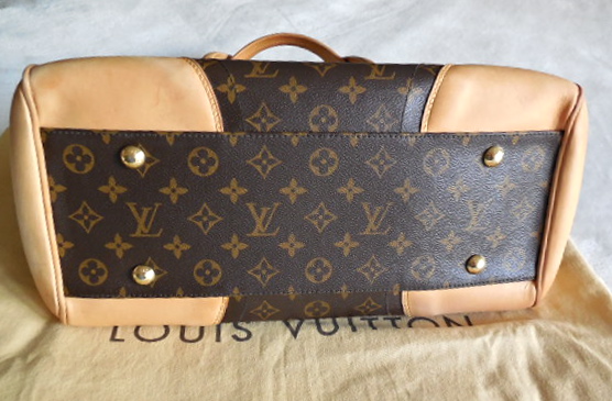 Authentic Louis Vuitton Beverly GM Monogram M40120 Genuine Structured Bag  LD345