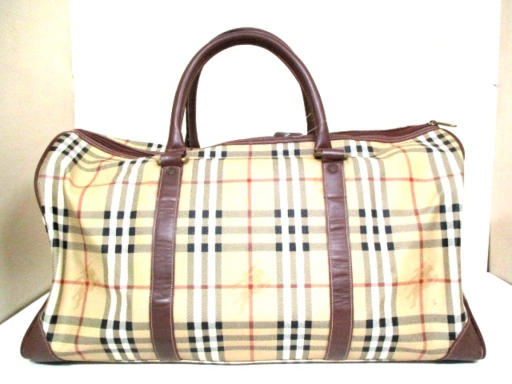 Burberry Haymarket Check Duffel Bag