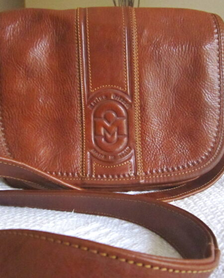 Marino Orlandi Brown Leather Crossbody Bag