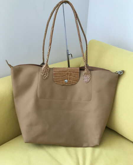 Longchamp Le Pliage Large Tan Tote