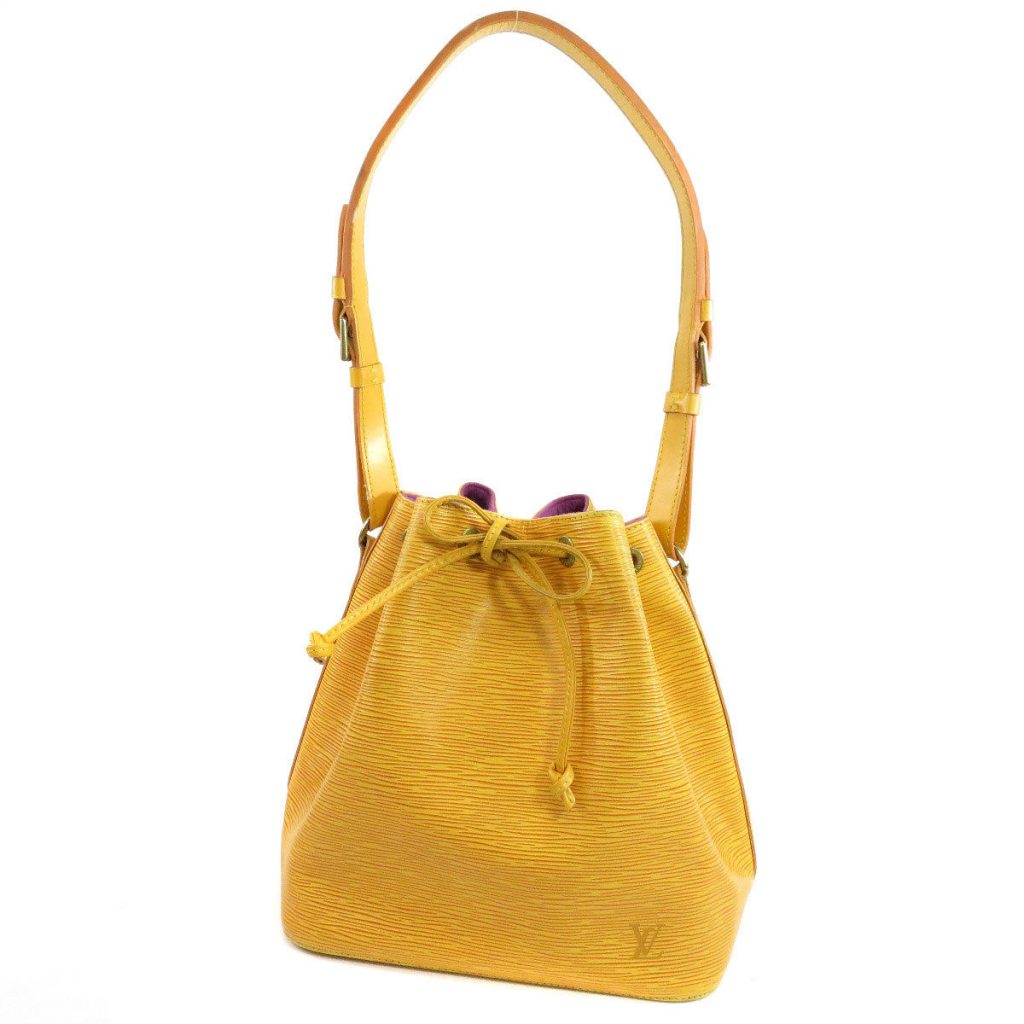 Louis Vuitton Yellow Epi Leather Noe Draw String Handbag-Shoulder Bag  15inx10in