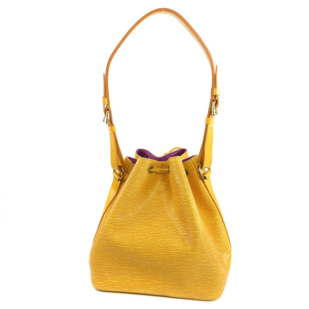 Louis Vuitton Noe Drawstring Yellow Epi Leather Handbag