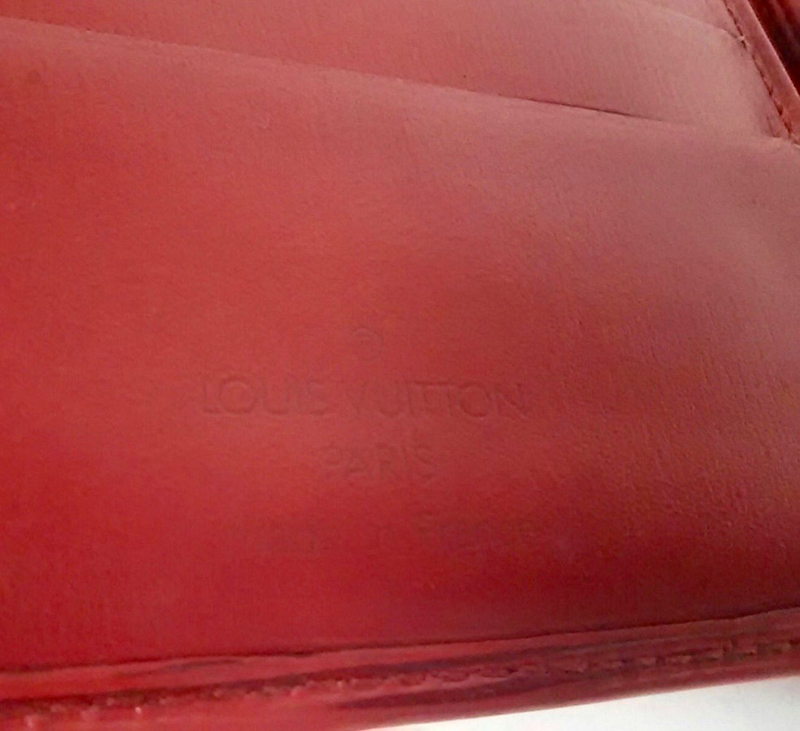 Leather wallet Louis Vuitton Red in Leather - 36160180
